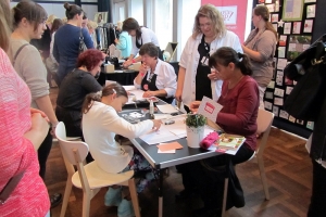 Stand mit Stampin up bei der Messe für die Frau Ladies’ DAY